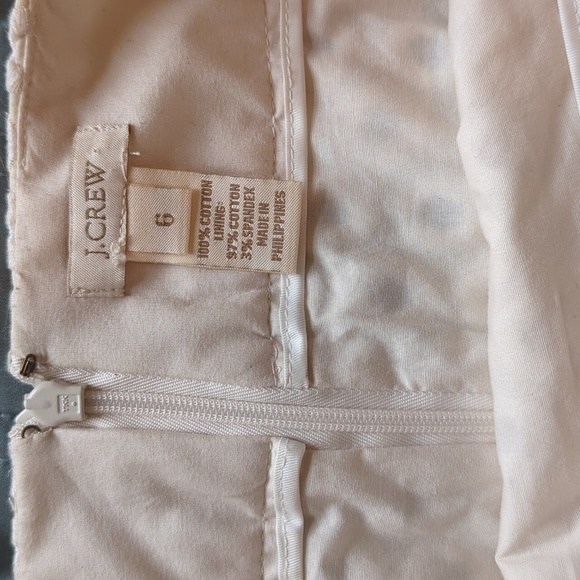 JCrew size 6 white skirt with circle embroidery - Picture 6 of 6